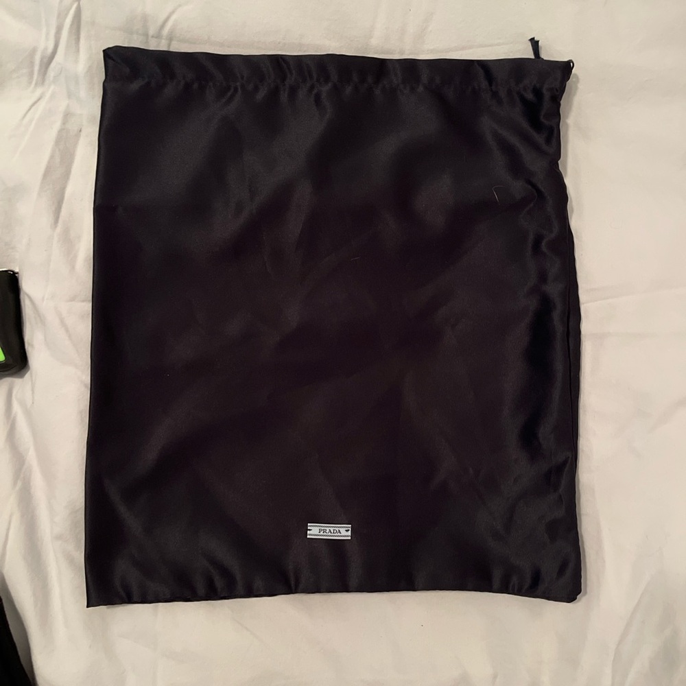 Authentic Prada navy blue dust bag